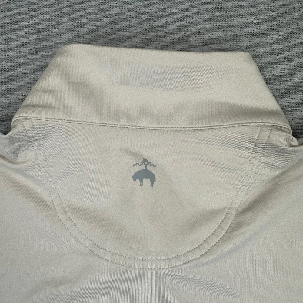 Brooks Brothers Performance Series Vest Mens XL Gray Full Zip Golf Stretch Stone